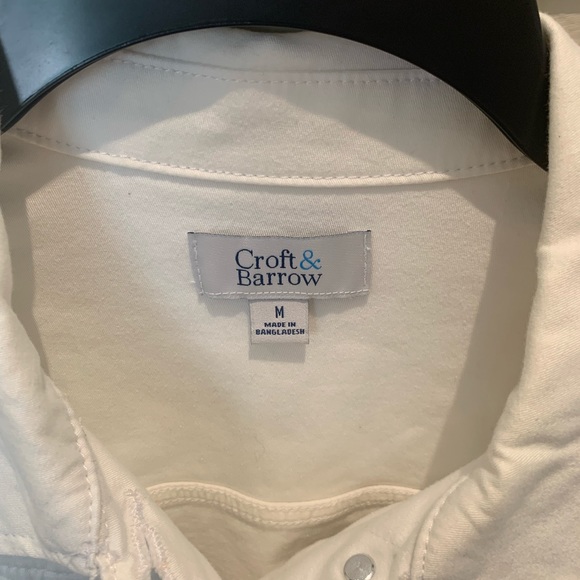 🌟 EUC 🌟 White denim jacket - Size M - Picture 2 of 2